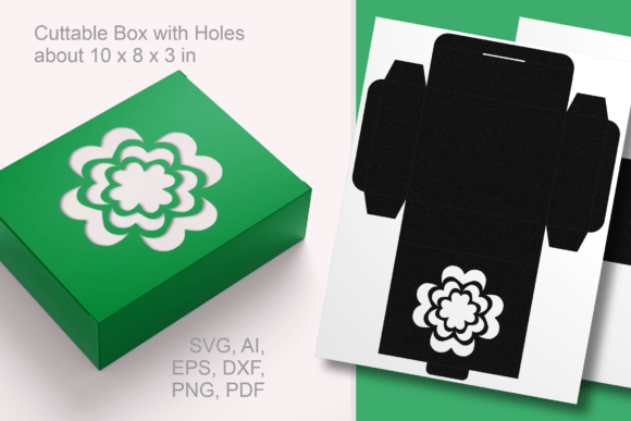 4 Petals Flower Window Rectangular Box: Elegance Meets Versatility