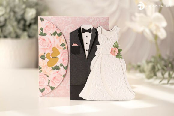 Bride and Groom Card SVG: A Timeless Keepsake for Celebrating Love