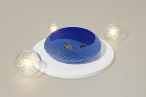 Decorative Key Bowl: Stylish Storage for Keys, Candy, and More