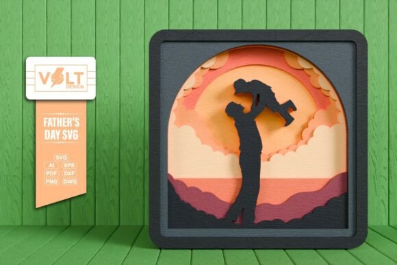 Father's Day Multilayered SVG Cut: A Strategic Creative Asset for Makers and Entrepreneurs