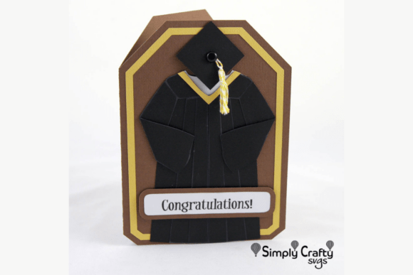 Graduation Gown Card with Gift Card Holder SVG: A Thoughtful Way to Celebrate Achievement