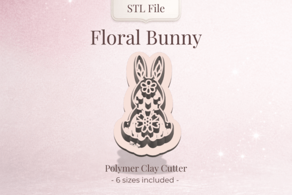 Introducing the Floral Bunny Clay Cutter STL: A Versatile Tool for Creative Crafters