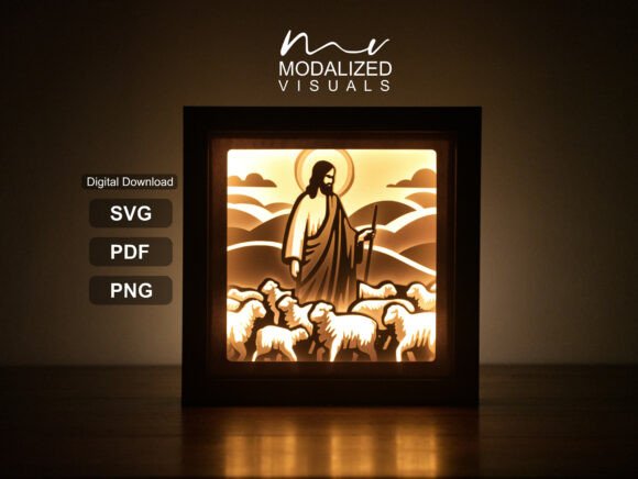 Jesus the Good Shepherd Lightbox: A Meaningful Addition to Faith-Inspired Spaces