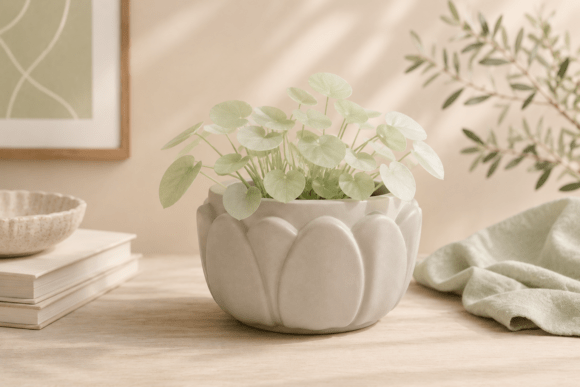 Lotus Petal Stone Planter