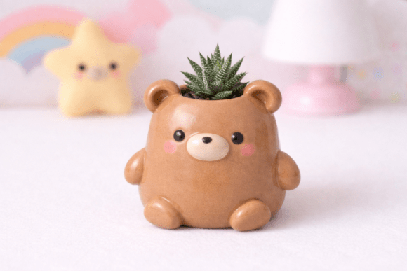 Mini Bear Planter STL: A Versatile 3D Design for Cute & Functional Projects