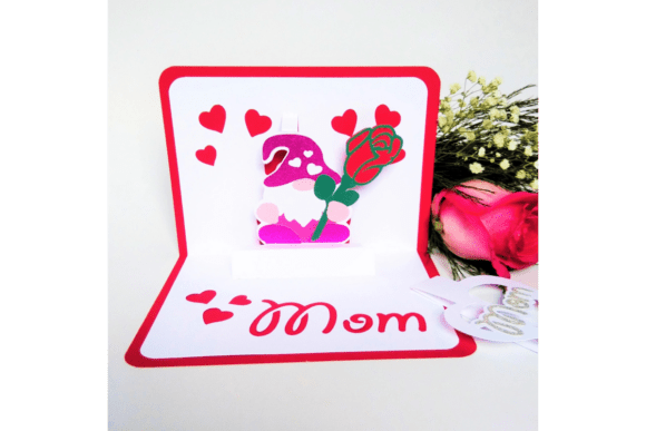 Mom’s Day Pop-Up Card SVG Templates