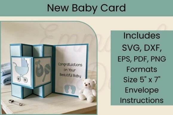 New Baby Card SVG: Creative Design for Memorable Greetings