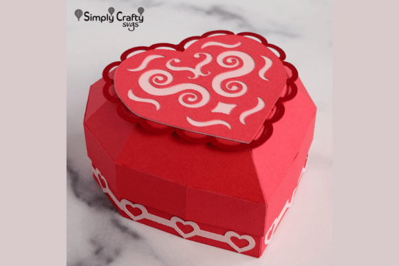 Rounded Heart Box SVG for Elegant DIY Gift Projects
