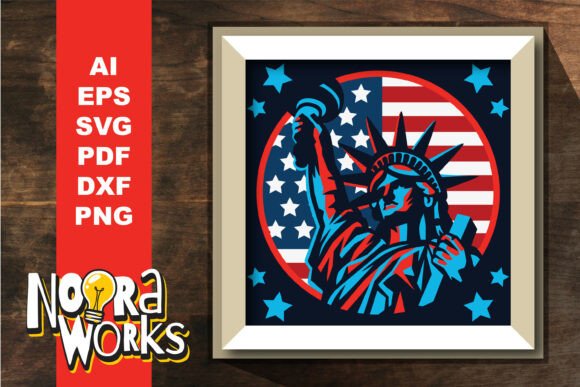 Statue of Liberty Shadow Box SVG: A Creative and Meaningful Craft for Makers and Decor Enthusiasts