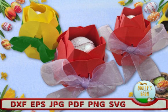 Tulip Egg Holder Box: A Springtime Packaging Idea